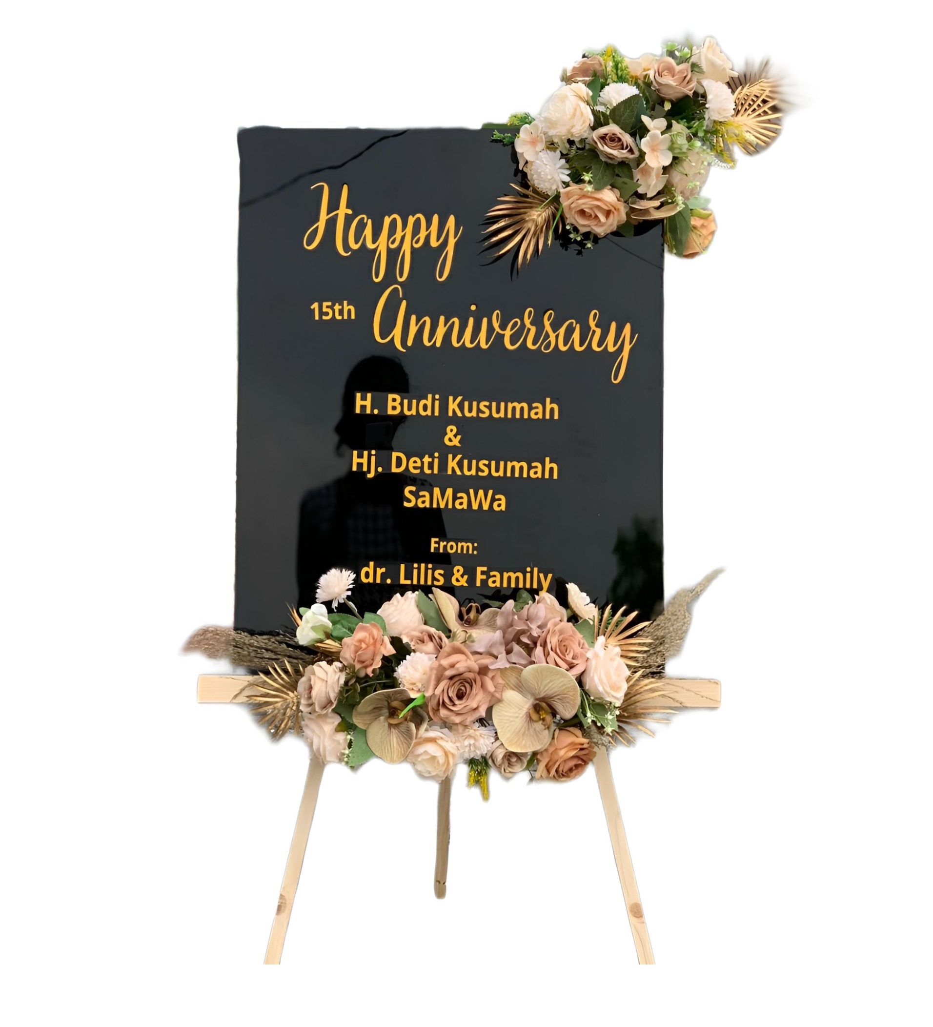 Papan Bunga Akrilik Tambelang