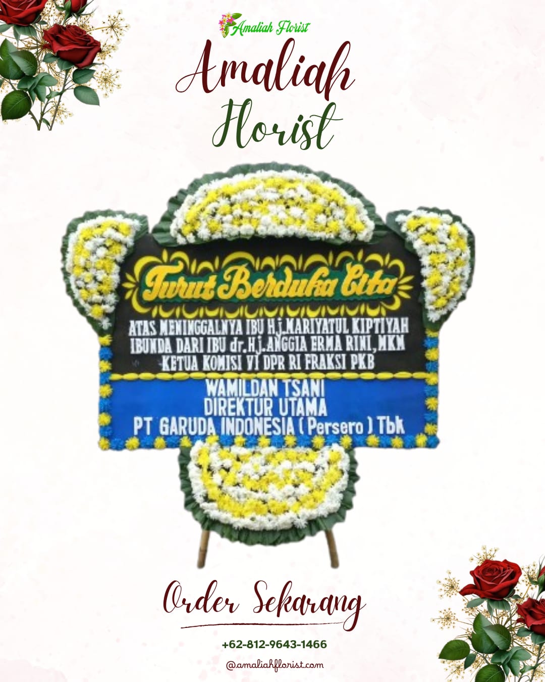 Papan Bunga Duka Tambelang